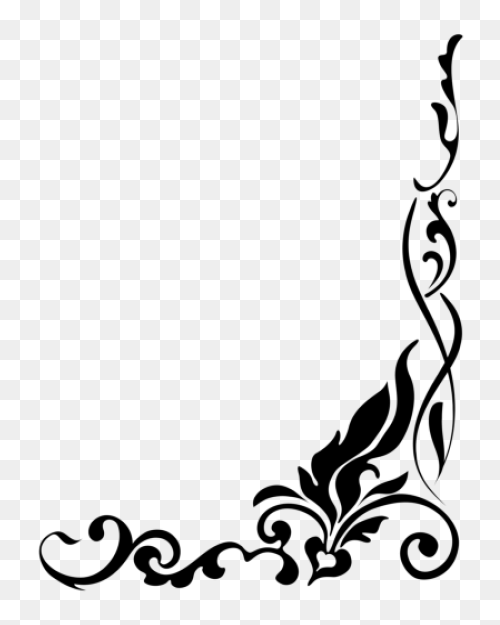 Wedding Corner Border Clipart - Cor