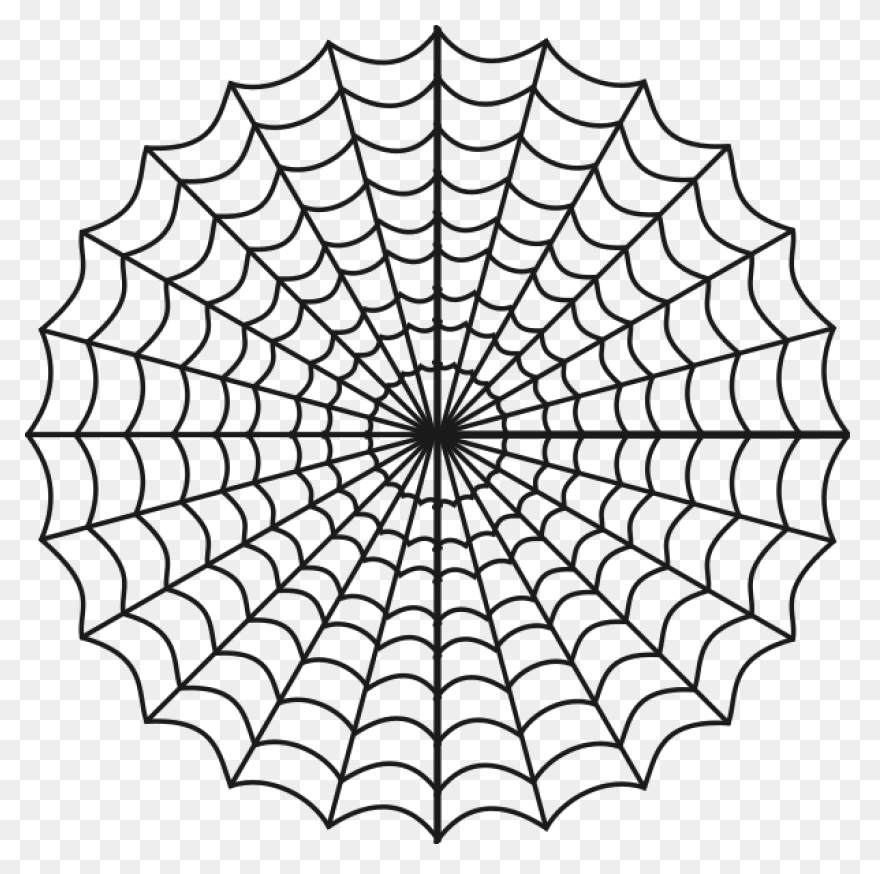 Green Spider Web Clip Art - Green S
