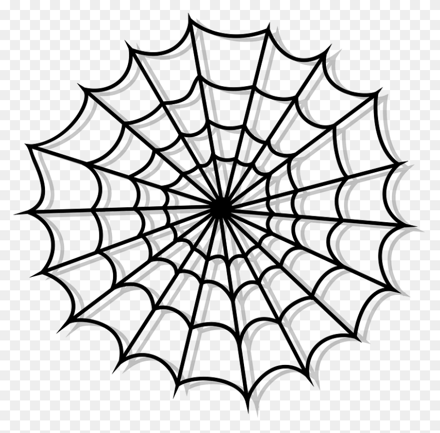 Green Spider Web Clip Art - Green S