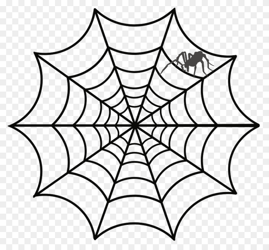 Green Spider Web Clip Art - Green S