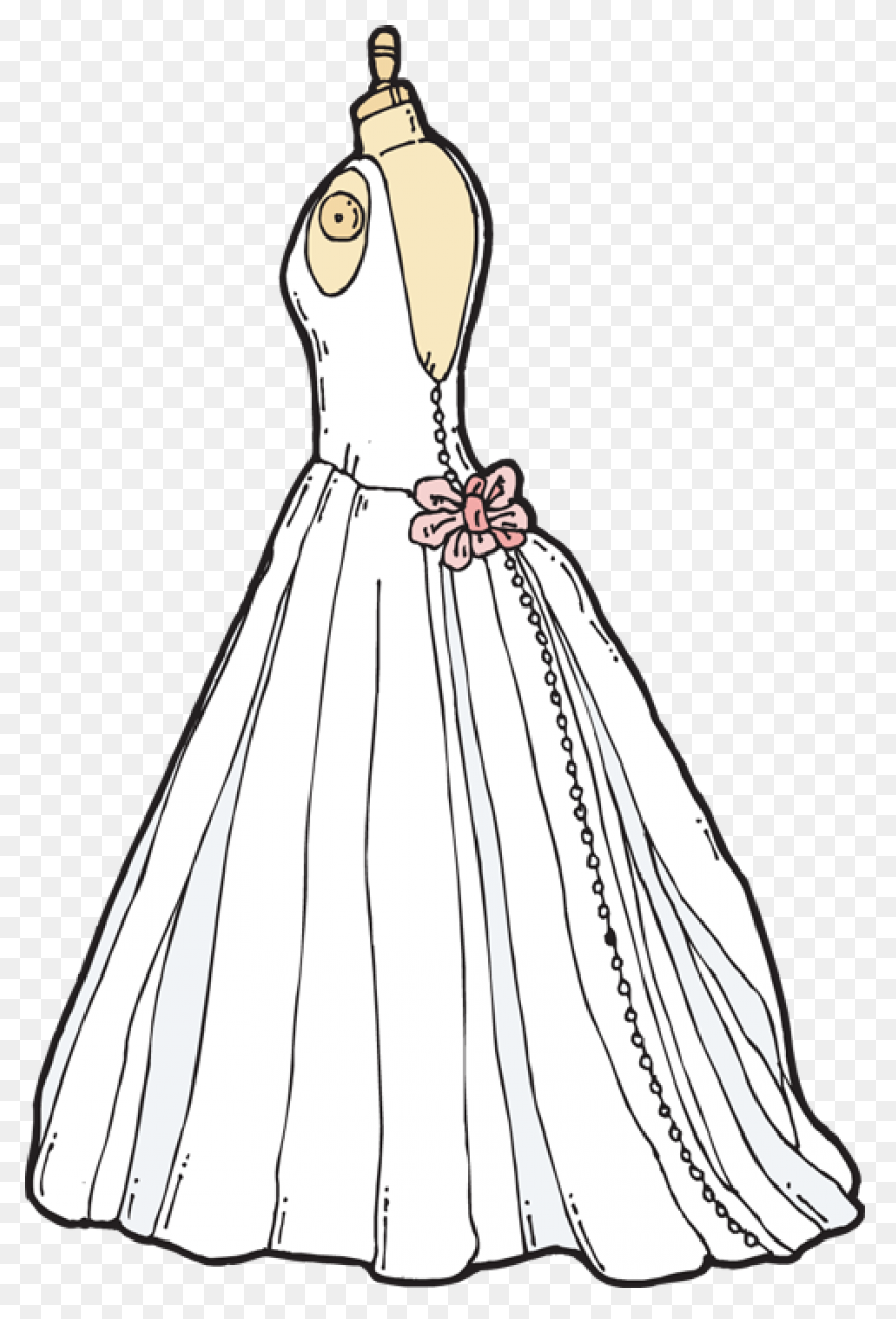 Free Clipart: Wedding Dress 2 | Art