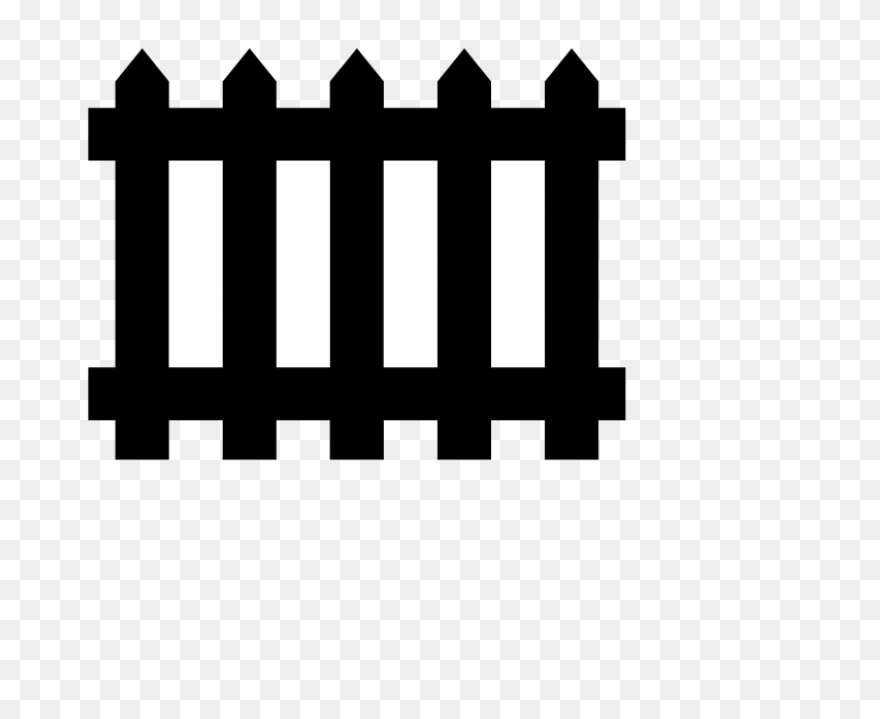 White Fence Cliparts - Cliparts Zon