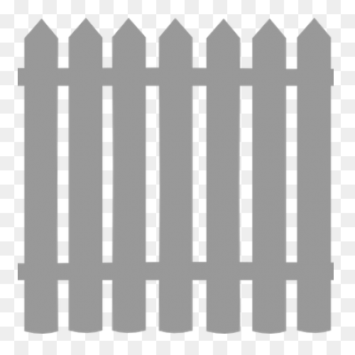 White Fence Cliparts - Cliparts Zon
