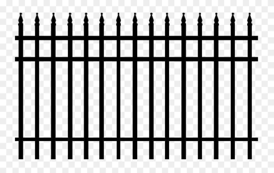 White Fence Cliparts - Cliparts Zon