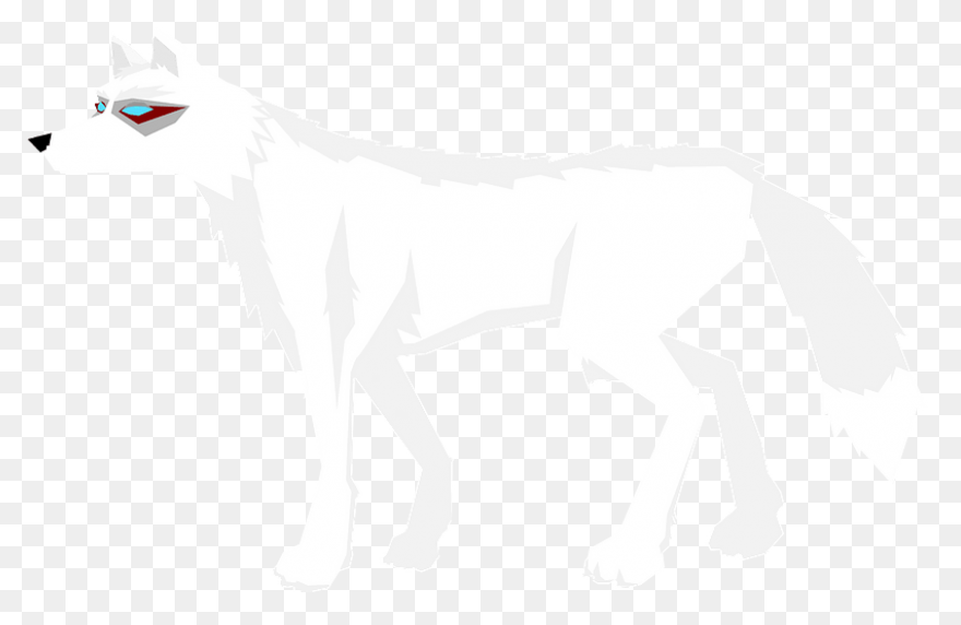 White Wolf Clipart  - Animal Jam Wo