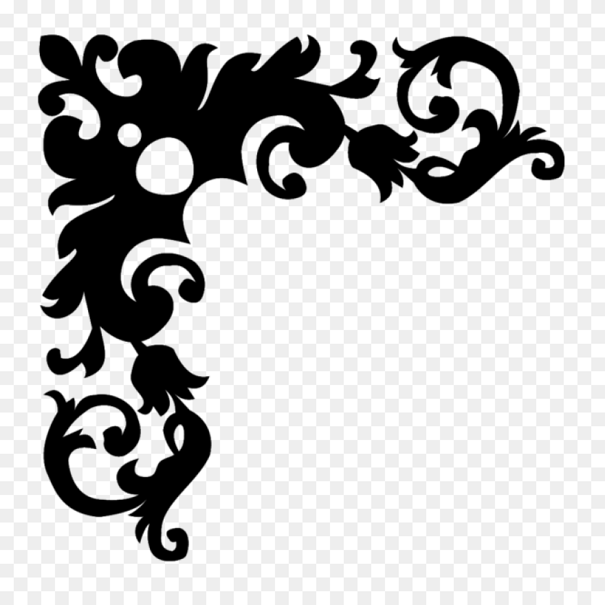 Free Black And White Design Png, Do