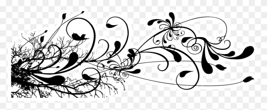 Free Black And White Design Png, Do
