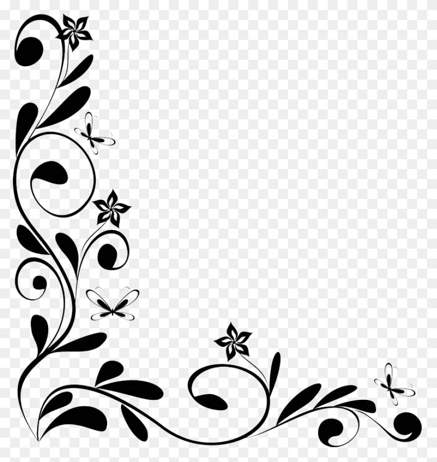 Free Black And White Design Png, Do