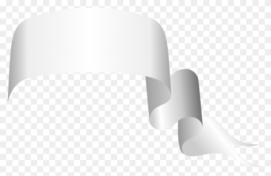 White Ribbon Clip Art - Ribbon Png 