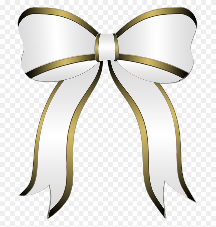 White Bow Gift Party Free - White Bow