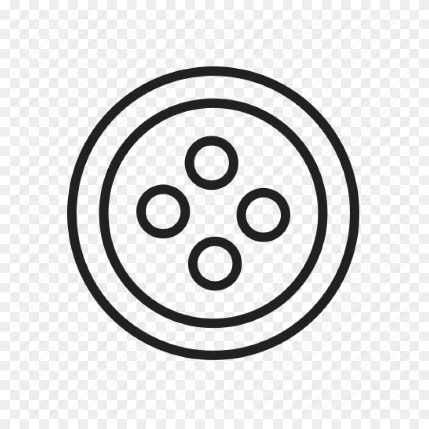 Black Button Clip Art - Black Butto