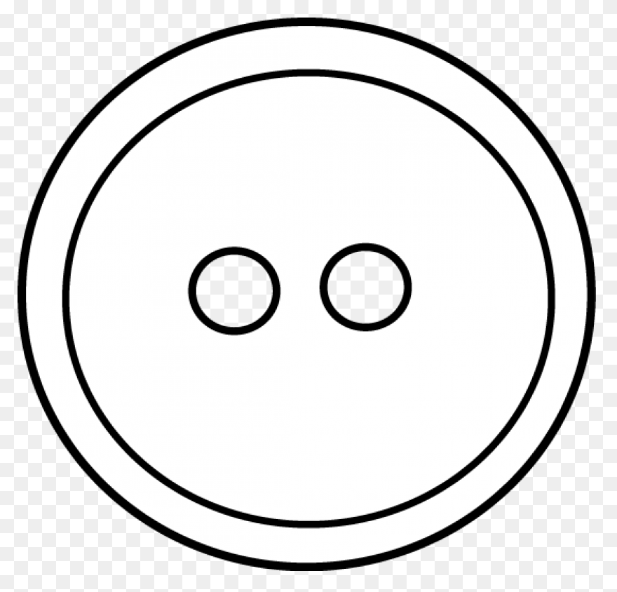 Black Button Clip Art - Black Butto