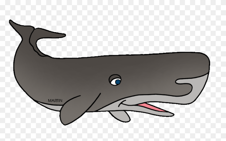 Whale Clipart Big Whale - Vector Wh