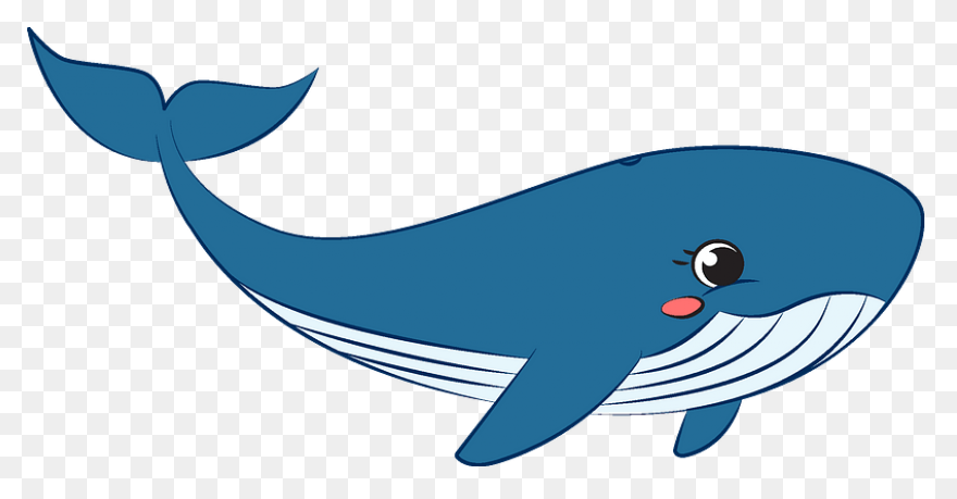 Whale Clipart Big Whale - Vector Wh