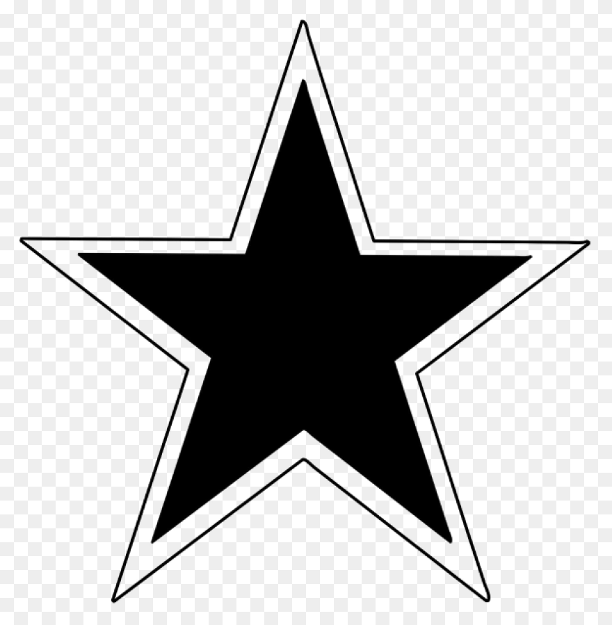 Star Black And White Black And Whit
