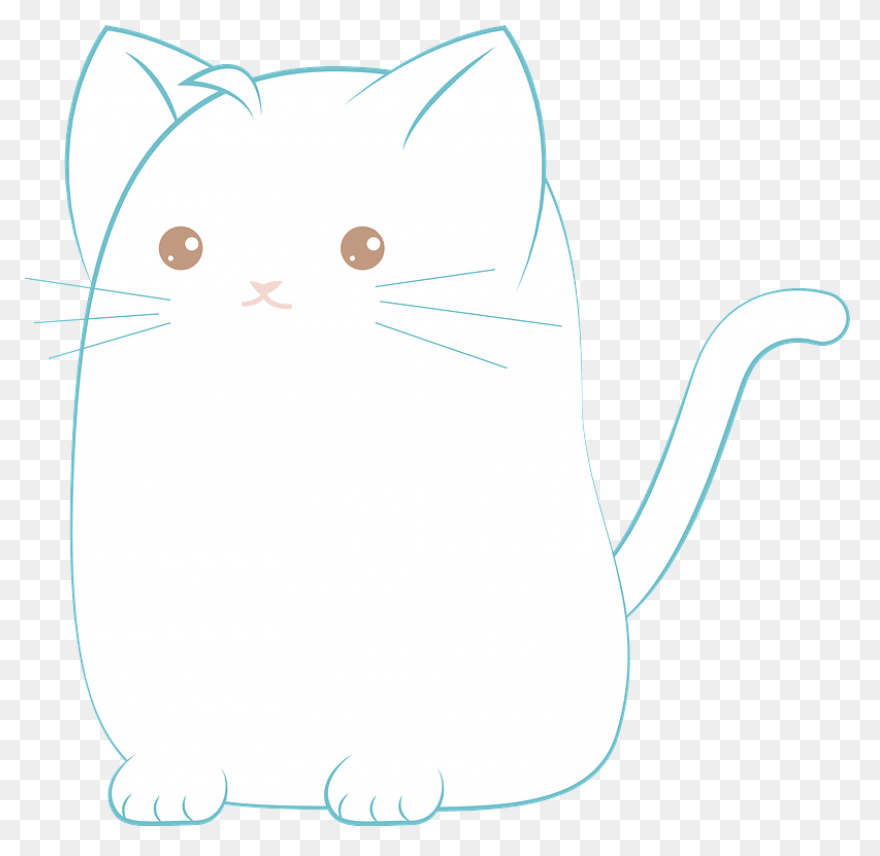 Download Cat Png Clipart - Grey And