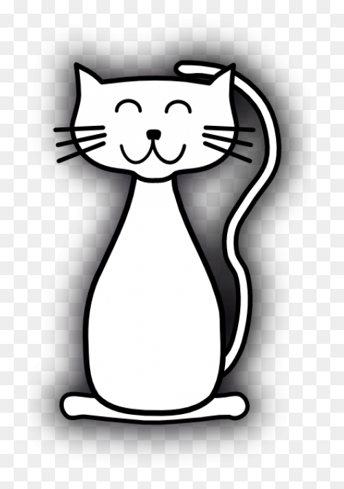 Download Cat Png Clipart - Grey And