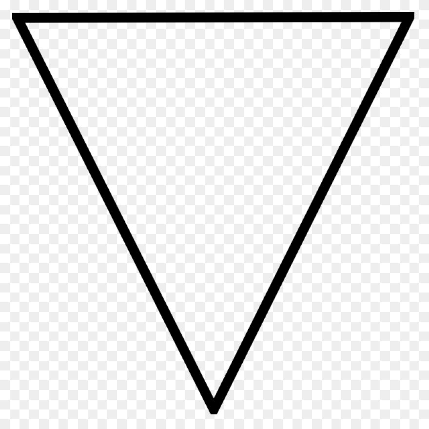 Free Triangle Clipart Black And - White Triangle