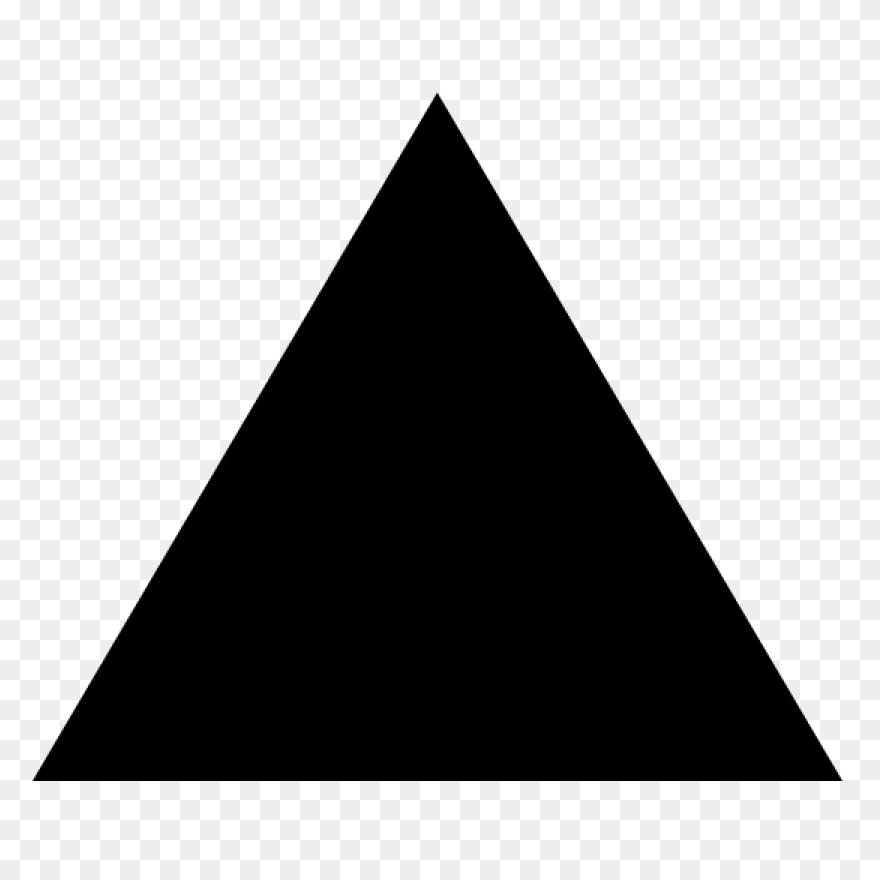 Free Triangle Clipart Black And Whi