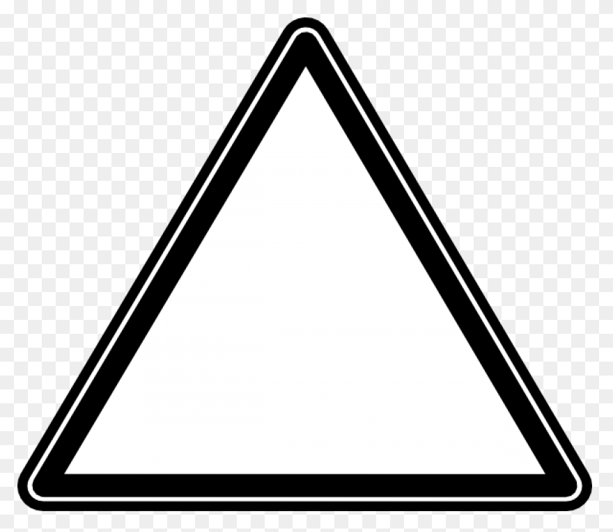 Free Triangle Clipart Black And Whi