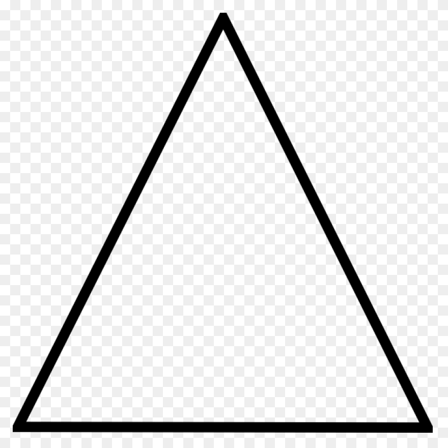 Free Triangle Clipart Black And Whi