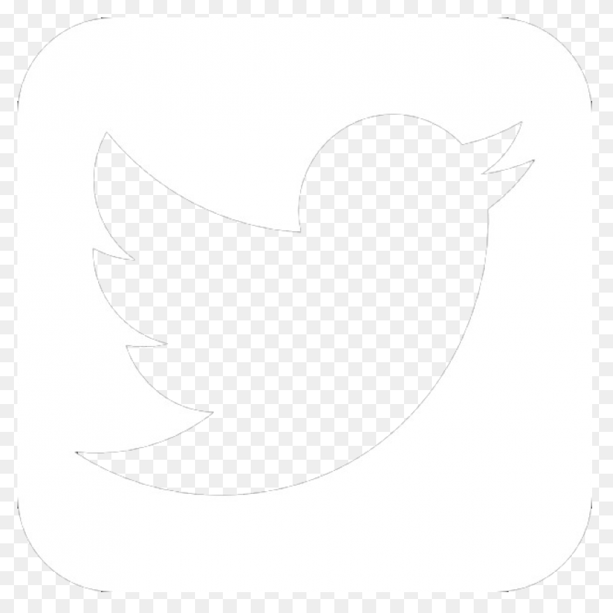 White Twitter Icon - Free White Soc