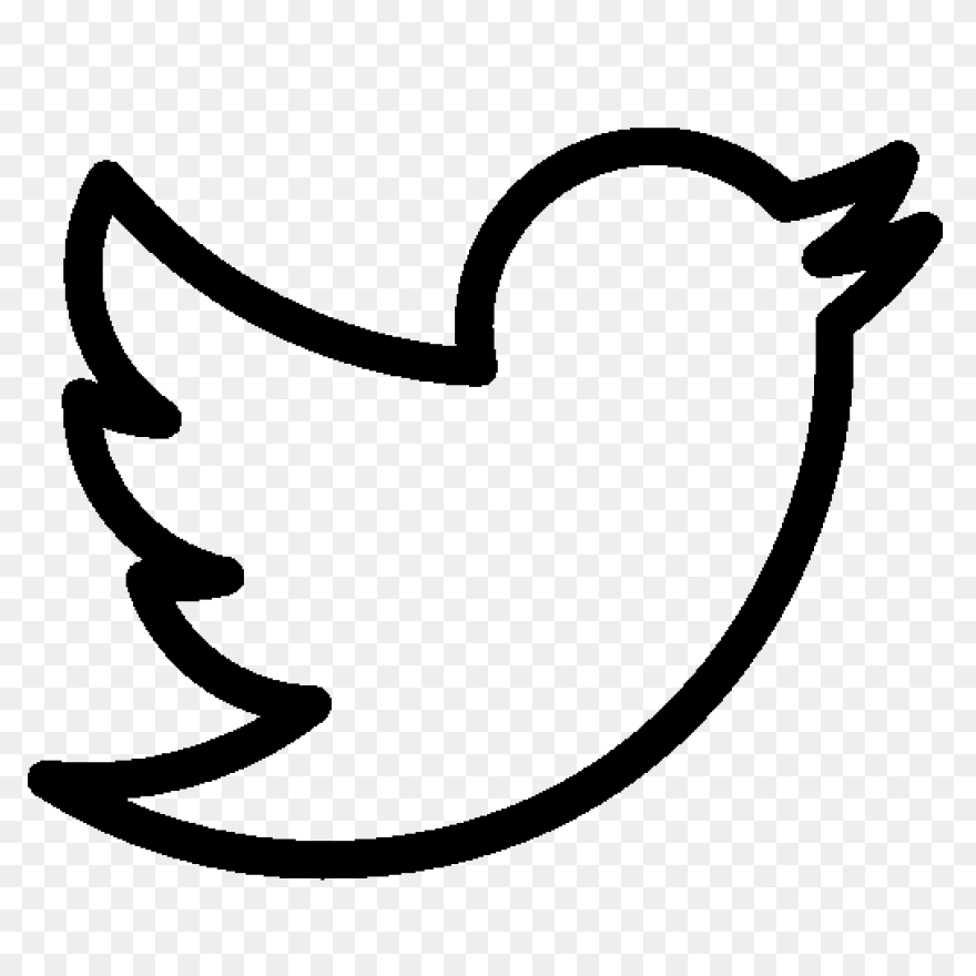 White Twitter Icon - Free White Soc