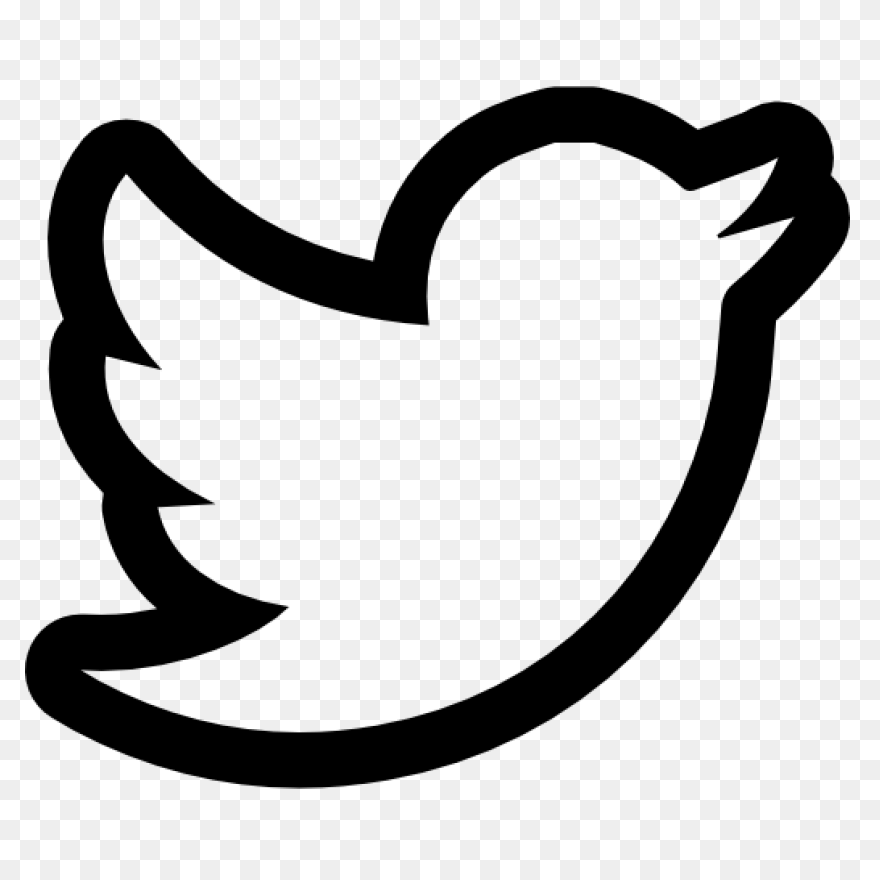 White Twitter Icon - Free White Soc