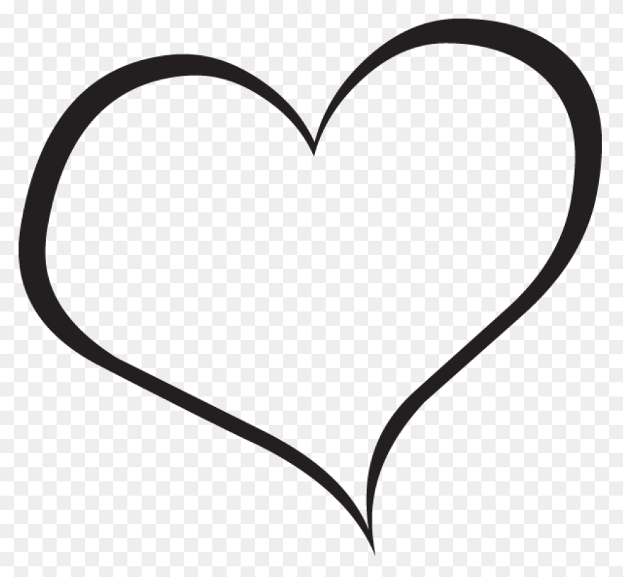Heart Black And White Heart Clipart
