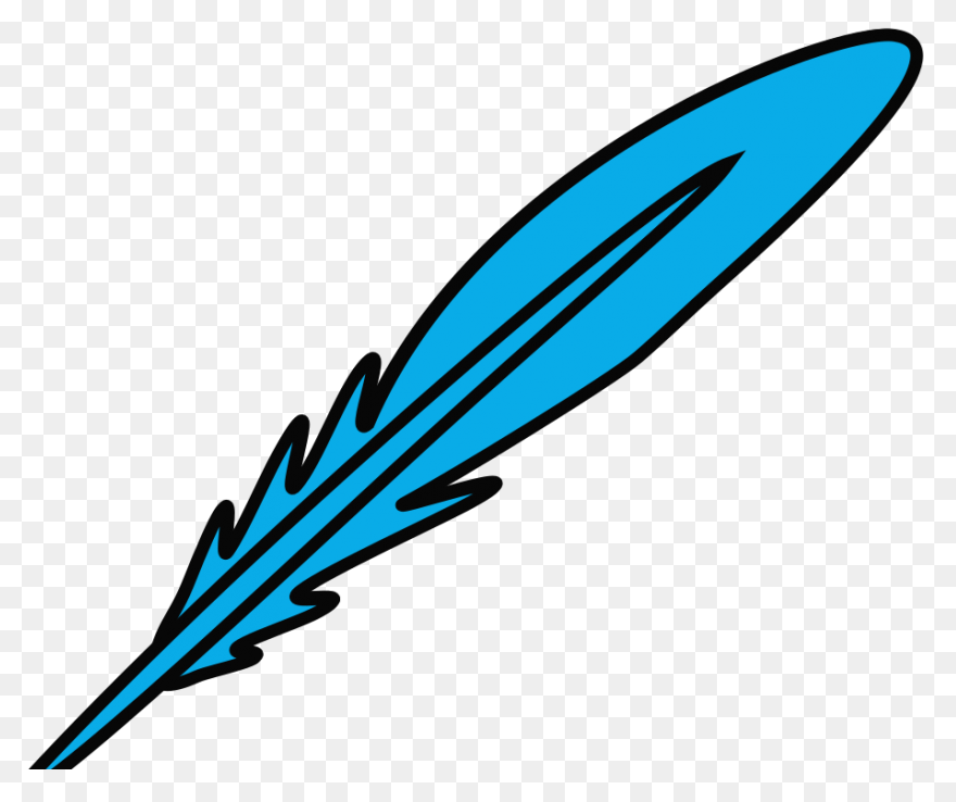 Bird Black And White Feather Leaf C