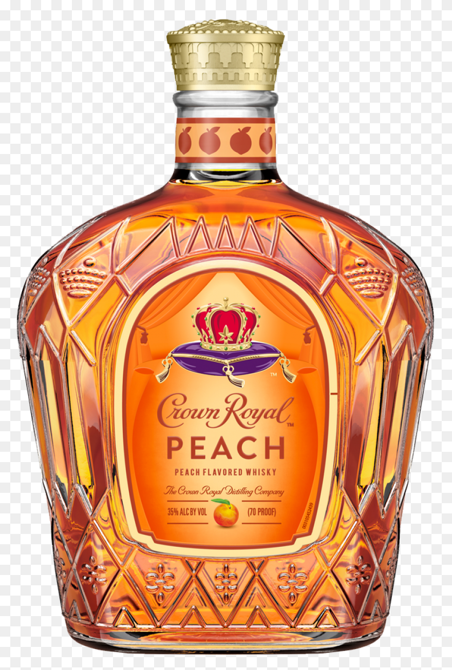 Crown Royal Peach Whisky Tea - Whiskey Bottle