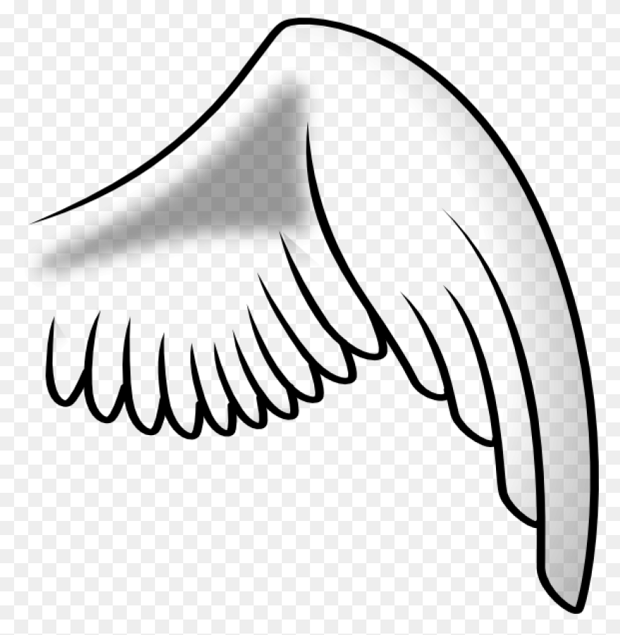 Angel Wings Drawing Outline - Wings