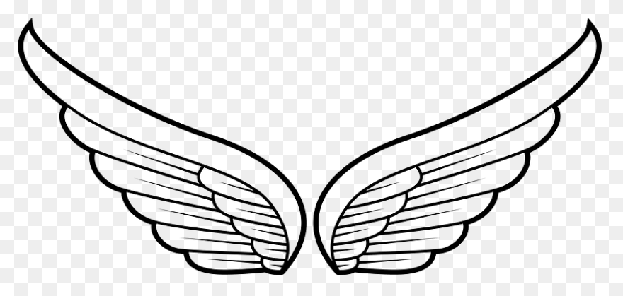 Angel Wings Drawing Outline - Wings