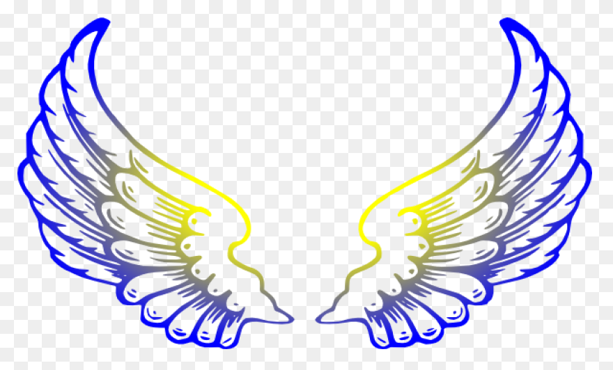 Angel Wings Drawing Outline - Wings