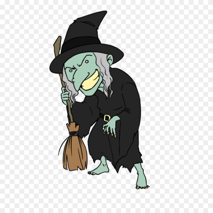 Witch Clip Art Hostted - ClipartFla