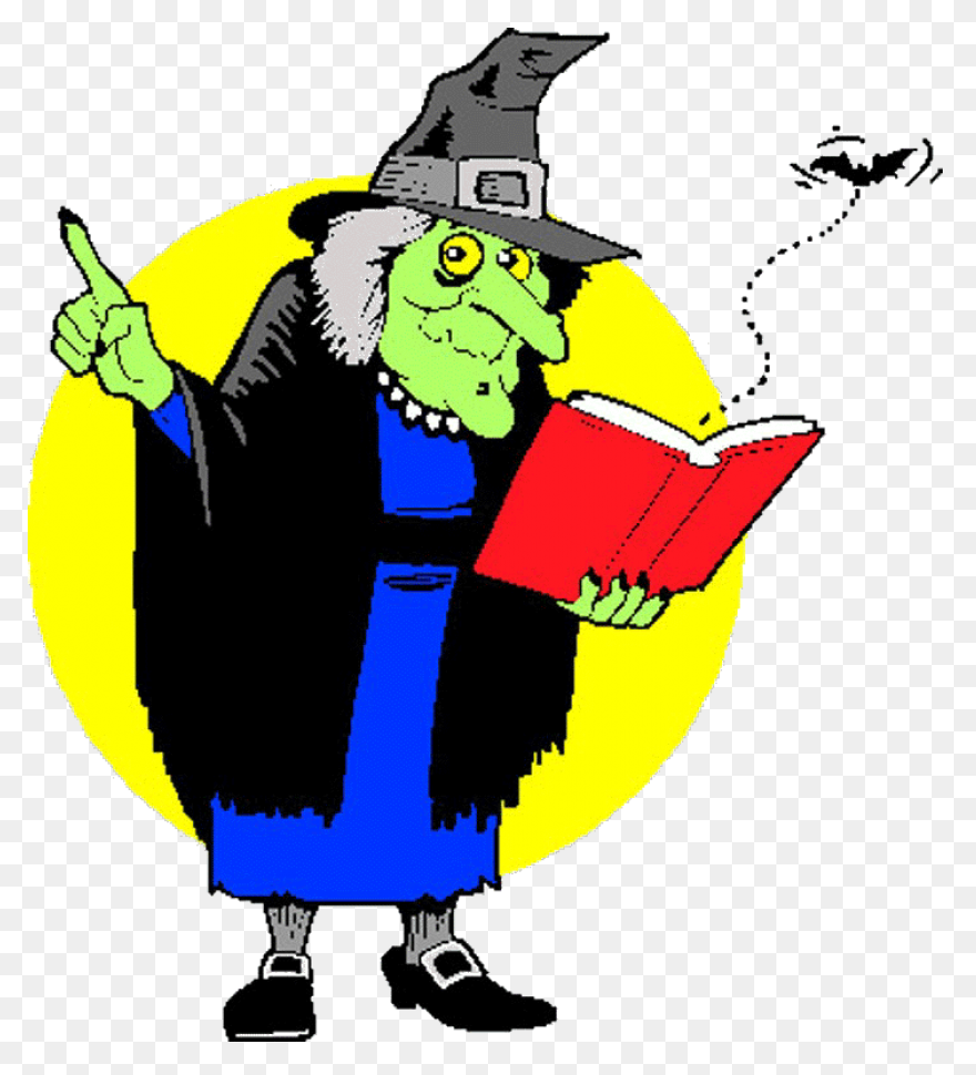 Witch Clip Art Hostted - ClipartFla