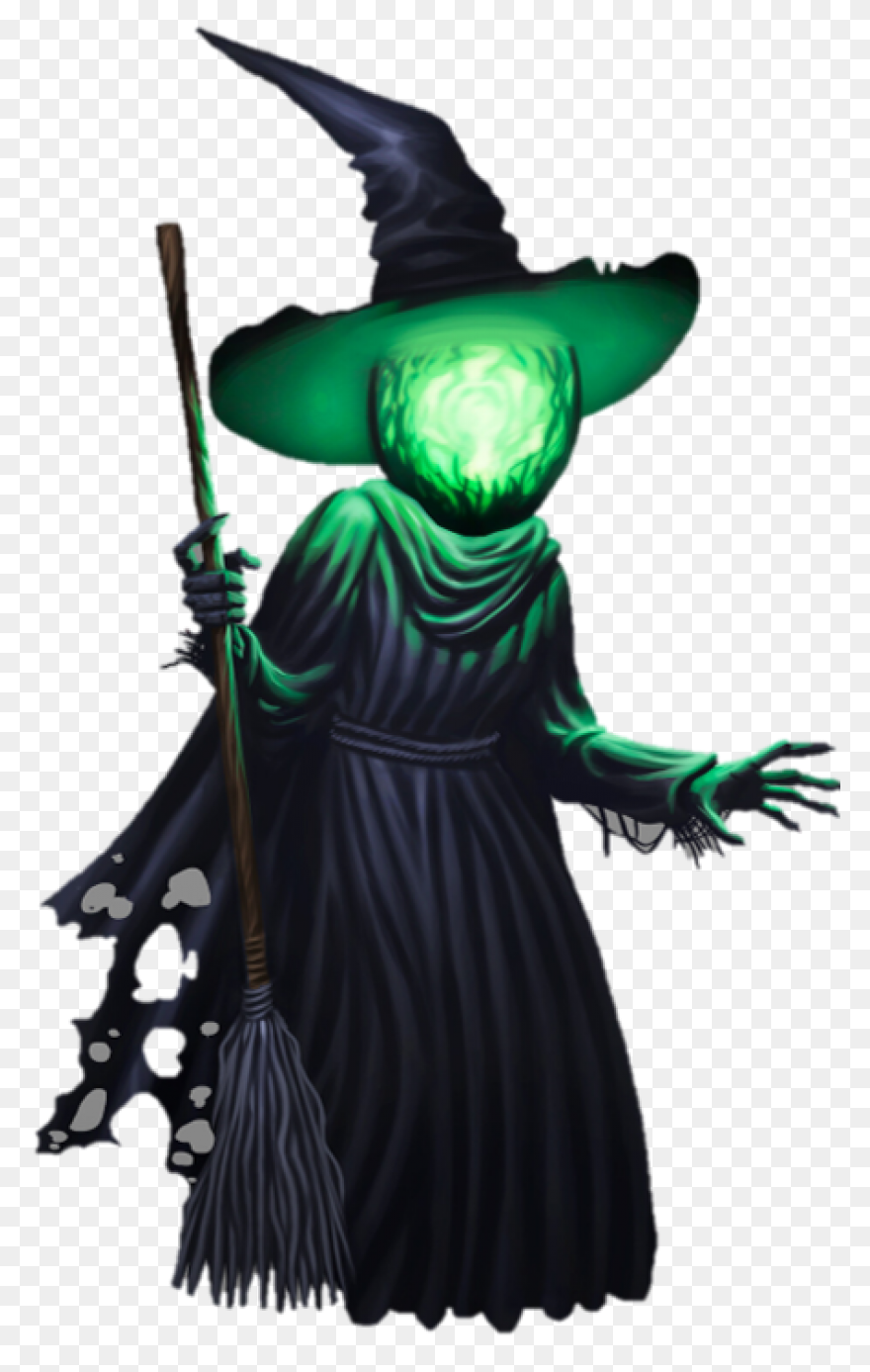 Witch Clip Art Hostted - ClipartFla