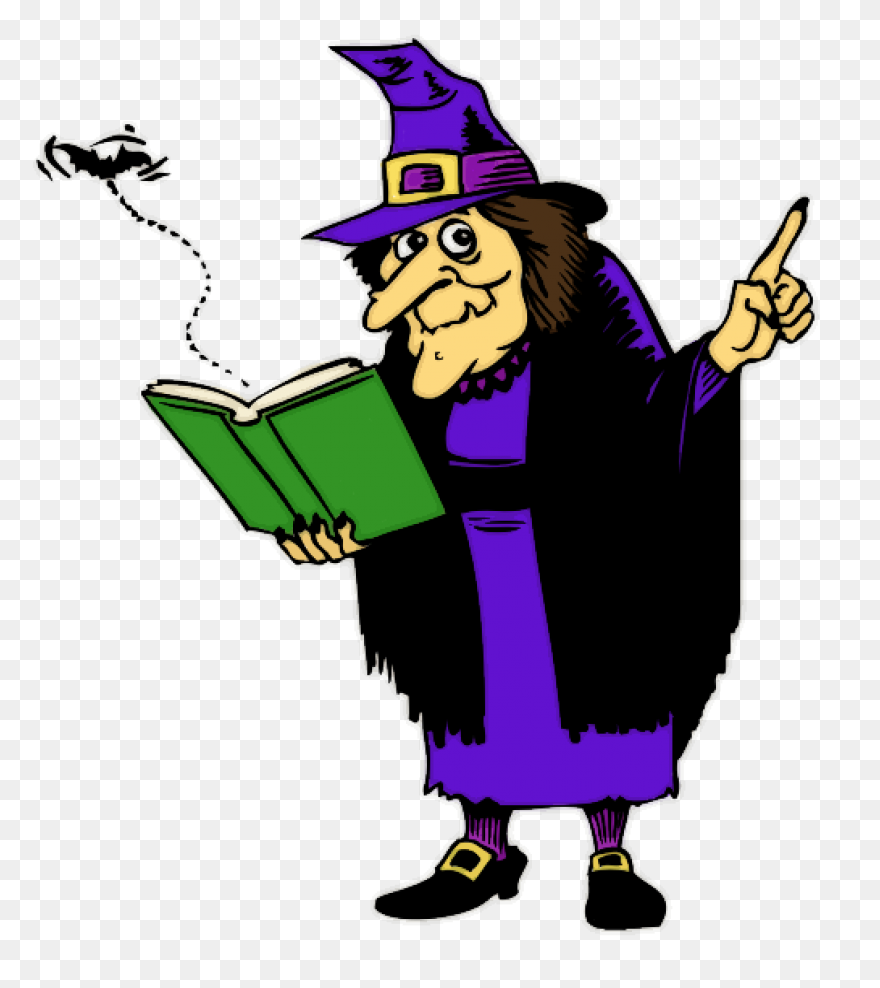 Witch Clip Art Hostted - ClipartFla