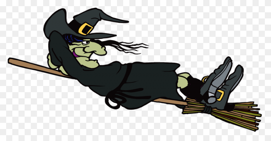 Witch Clip Art Hostted - ClipartFla