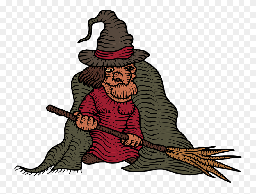 Witch Clip Art Hostted - ClipartFla