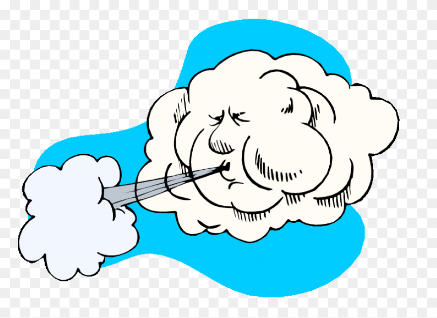 Free Wind Clipart Transparent, Down