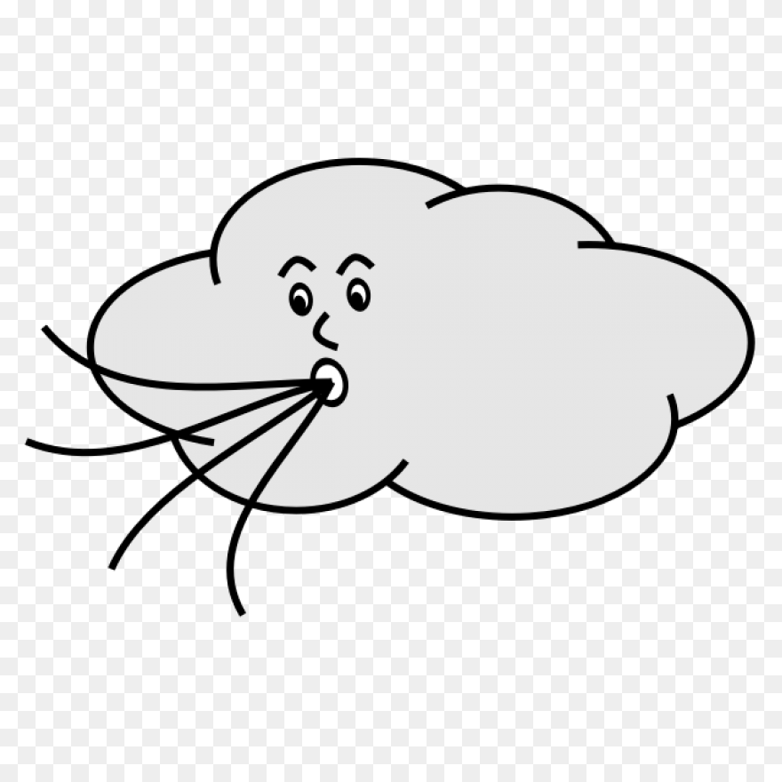 Cloud Blowing Wind Clip Art At Clip