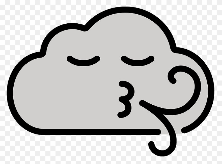 Cloud Blowing Wind Clip Art At Clip