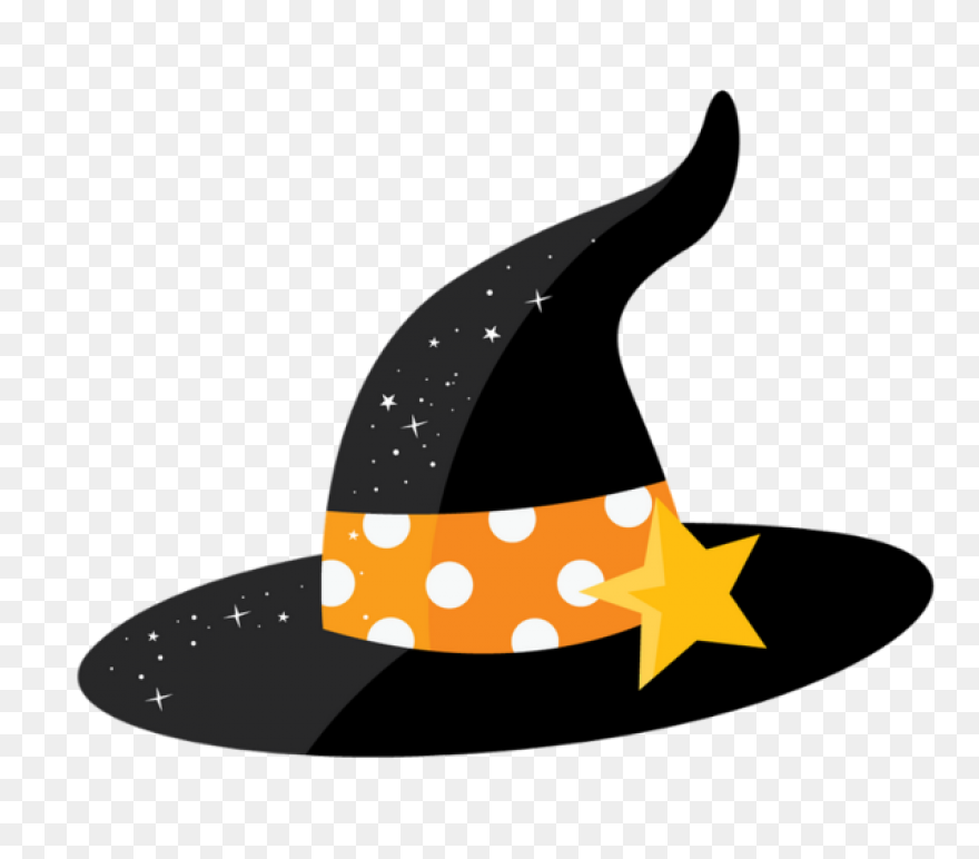 Halloween Witch Hat Clipart Sharp - Wizard Hat