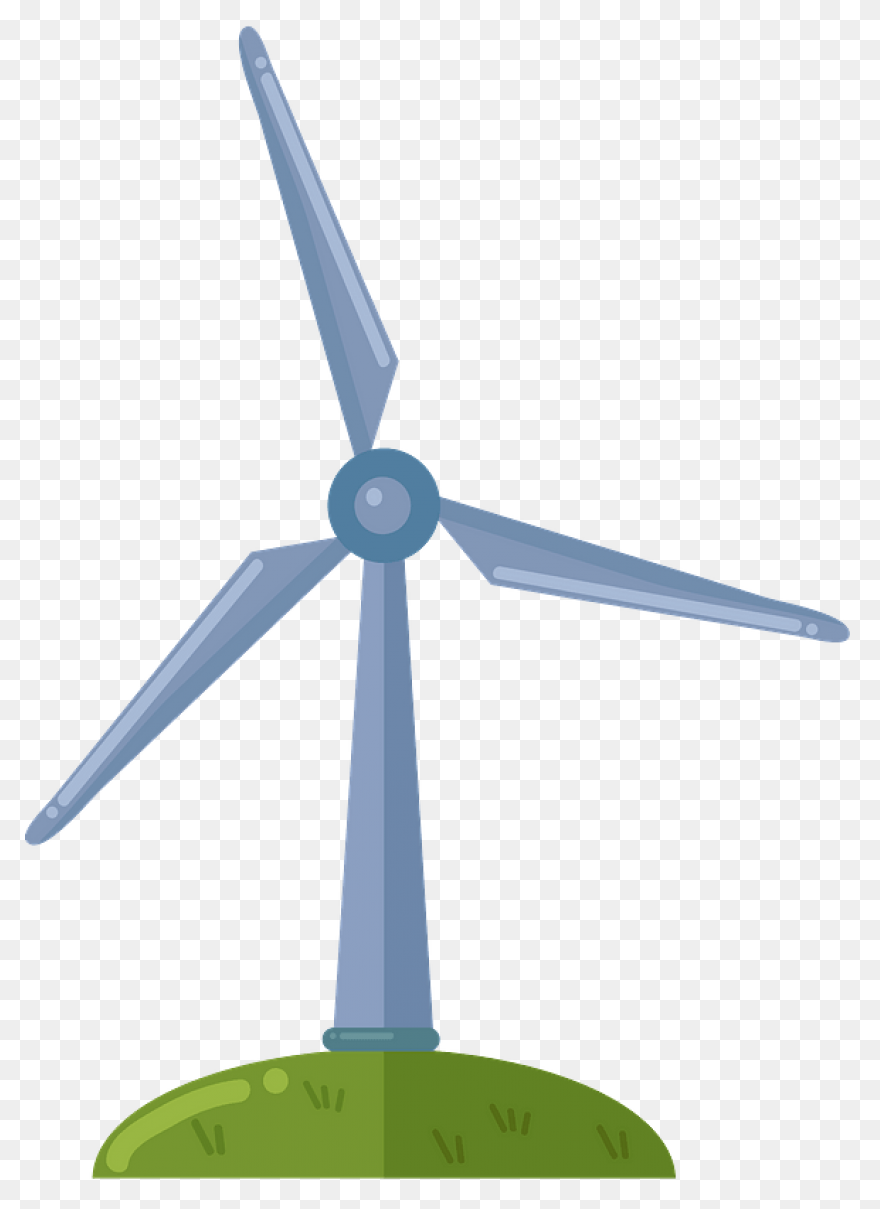 Wind Wind Turbine Black And White W