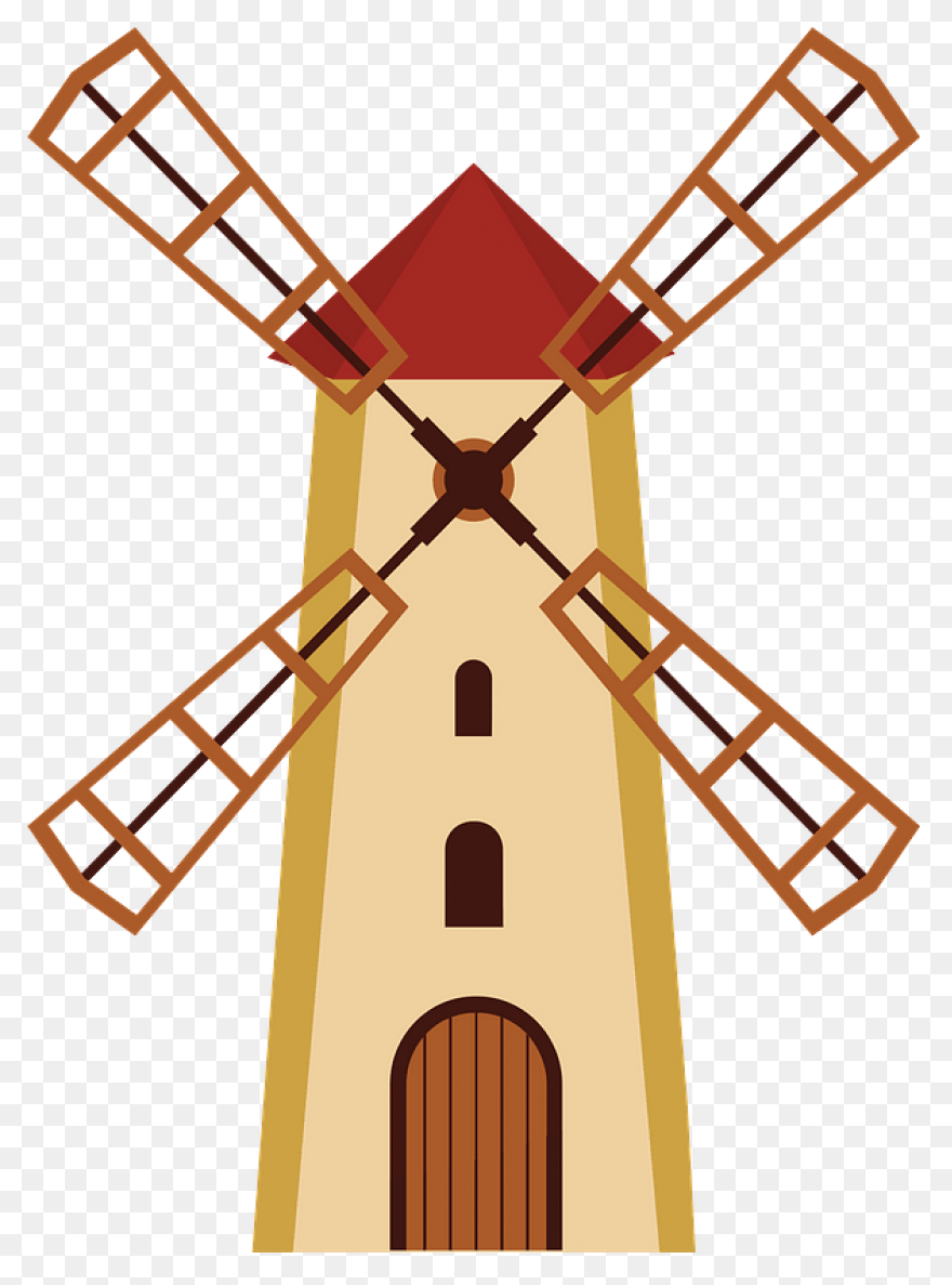 Windmill Clipart. Free Download .png - Windmill