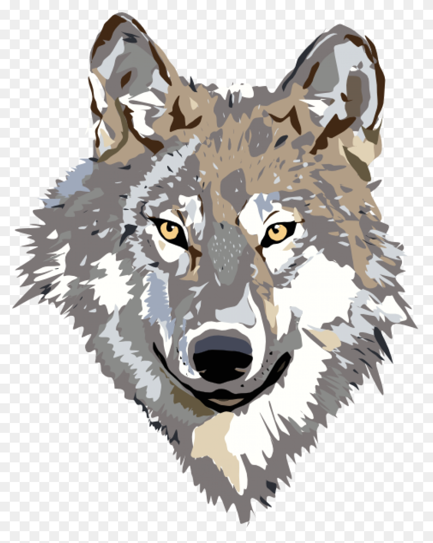 Wolf Silhouette, Wolf Stencil, Anim