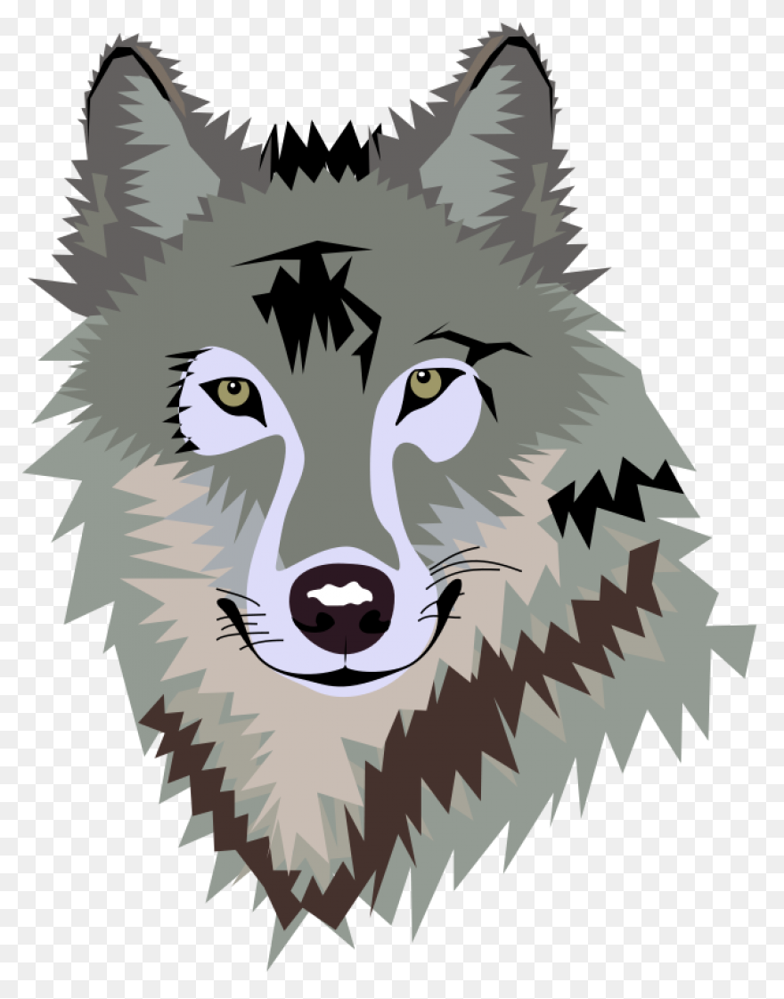 Wolf Silhouette, Wolf Stencil, Anim