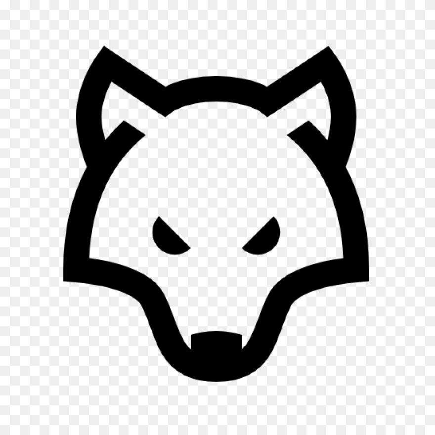 Free Wolf Head Silhouette, Download