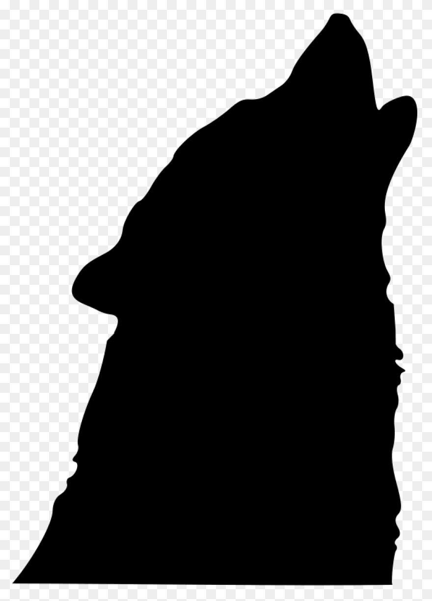 Free Wolf Head Silhouette, Download